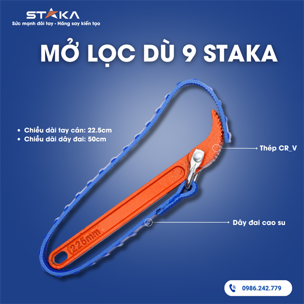 Mở lọc dù 8 STK (12C/H,48C/T) – N1 – CÁI