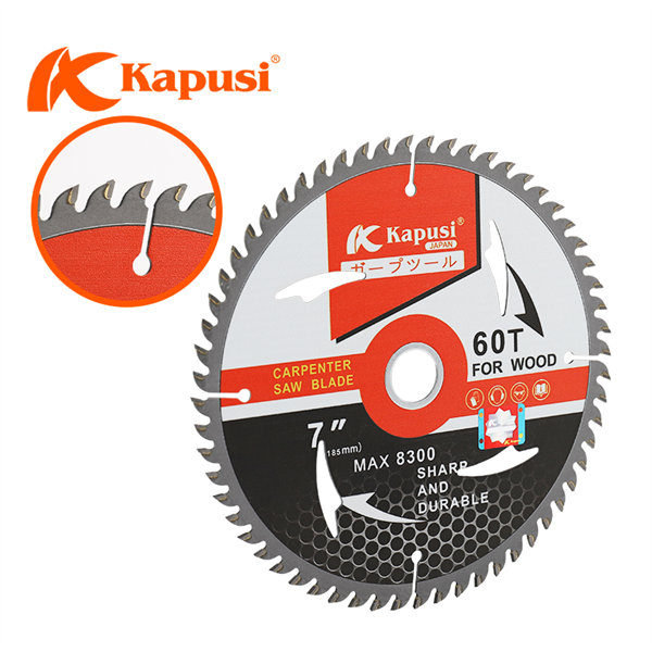 Lưỡi cưa gỗ 180x40T Kapusi (1C/H,50C/T) – N3 – Cái