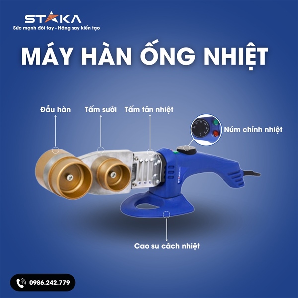 Máy hàn ống nhiệt 20-63mm chỉnh nhiệt STK (10C/T) -M1 – Cái