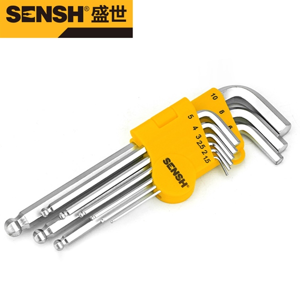 Bộ lục giác bi dài 9 chi tiết SENSH (6C/H, 60C/T) – N2 – Bộ