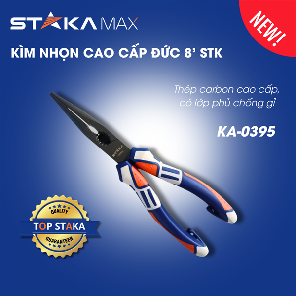 Kìm Nhọn Cao Cấp Đức 8′ STK (6C/H, 60C/T)-N1 – Cái