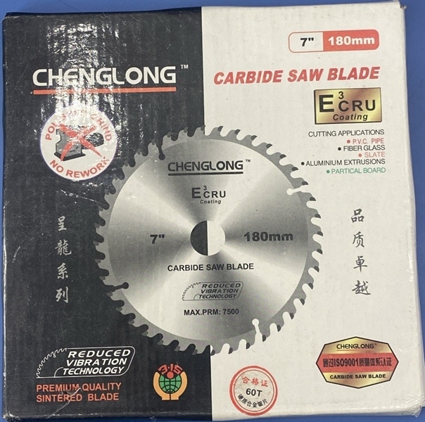 Lưỡi cắt gỗ 180mmx60T CHENGLONG-N4 – CÁI