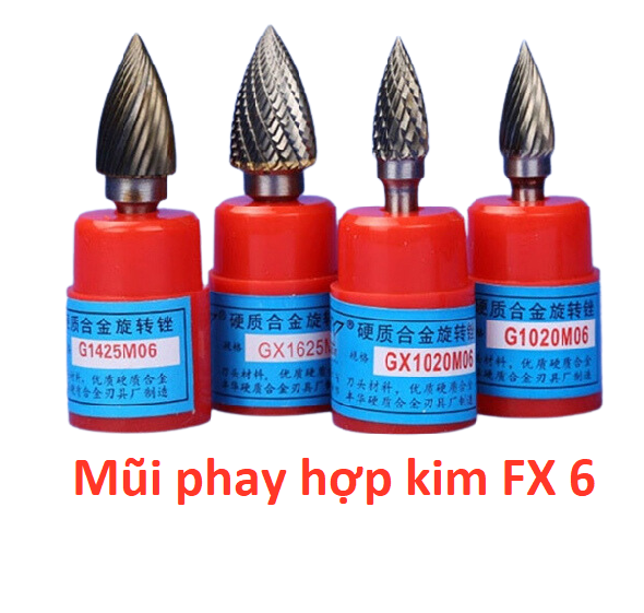 Mũi phay hợp kim FX 6 – N2 – CÁI