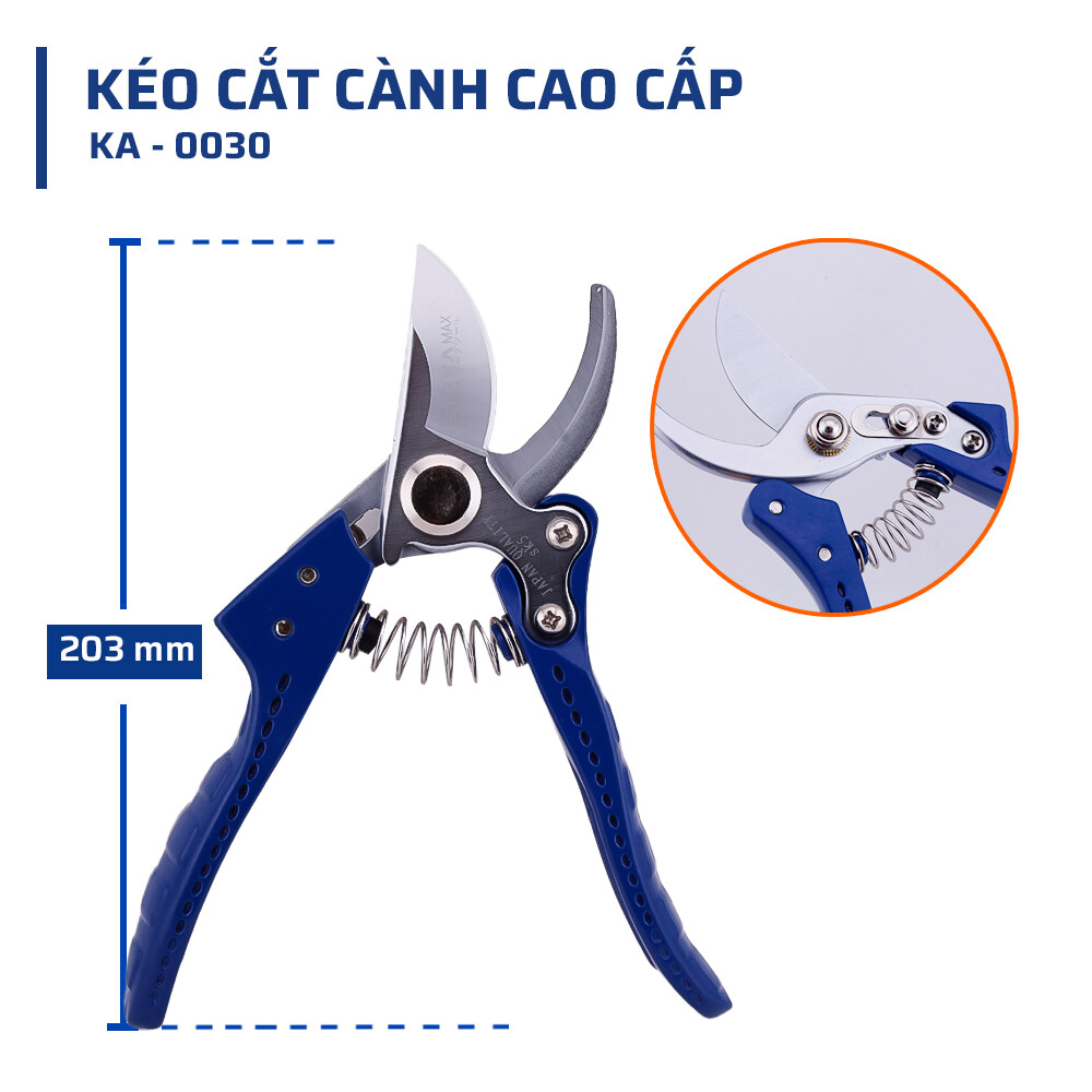 Thông số kỹ thuật chi tiết kéo cắt cành cao cấp STAKAMAX