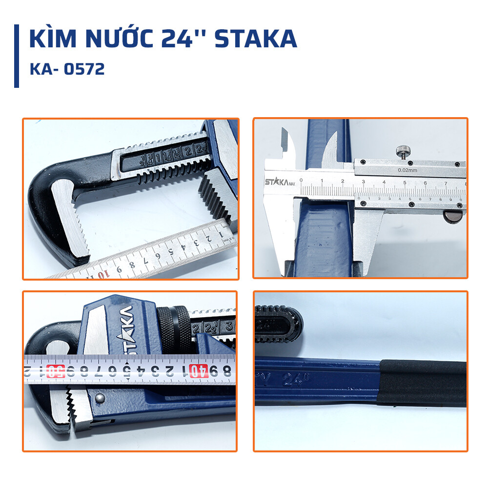 Cấu tạo đột phá của kìm nước 24'' STAKAMAX (1C/H, 10C/T)