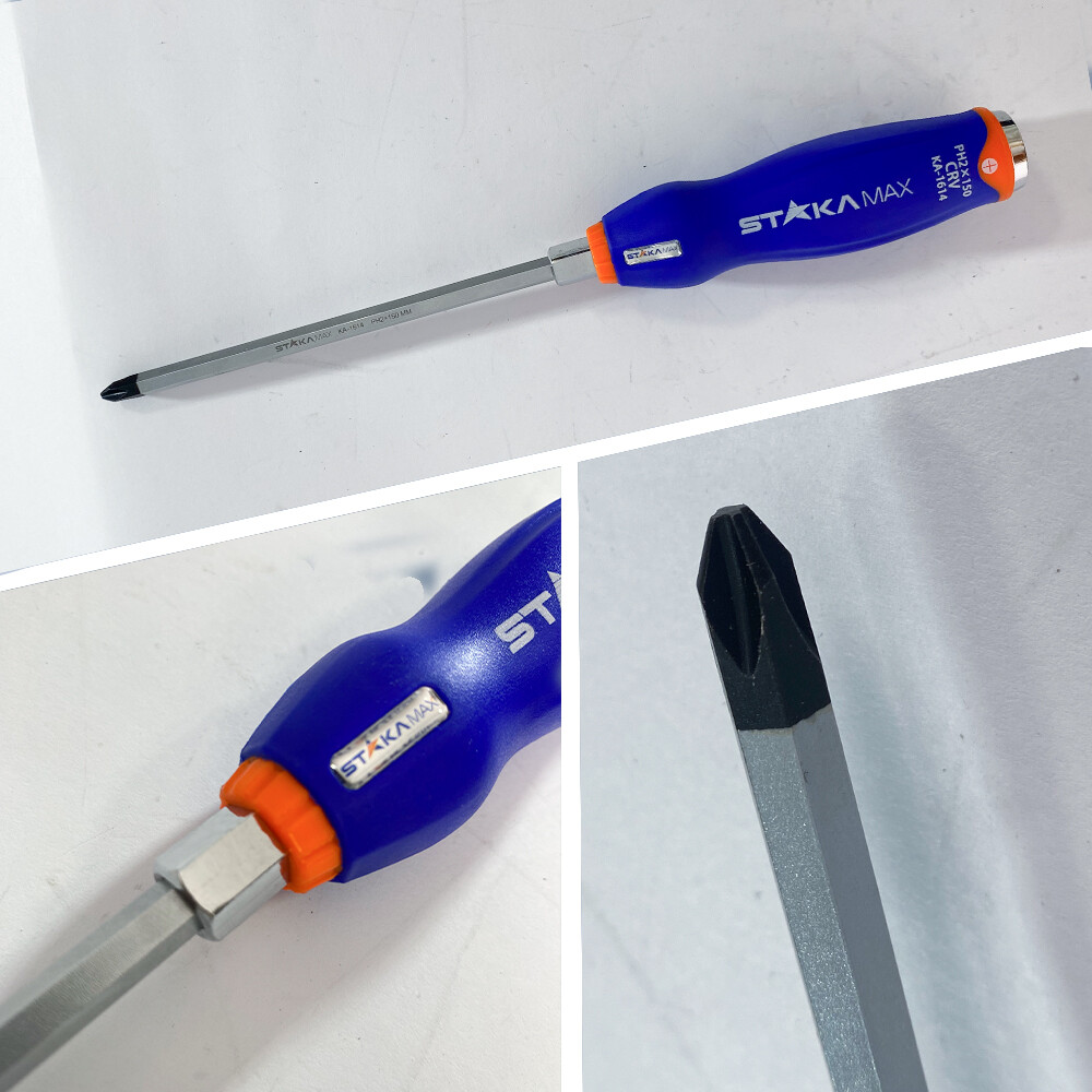 Cấu tạo và chất liệu vượt bậc của tua vít đóng 4 cạnh 6x150mm STAKAMAX