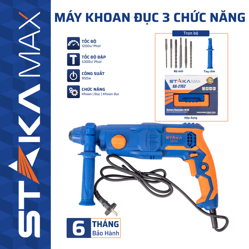 Máy Khoan Bê Tông 3 Chức Năng 2-26 STK (1C/H, 4C/T)-M1 – Cái – Lựa Chọn Hoàn Hảo Cho Mọi Công Trình