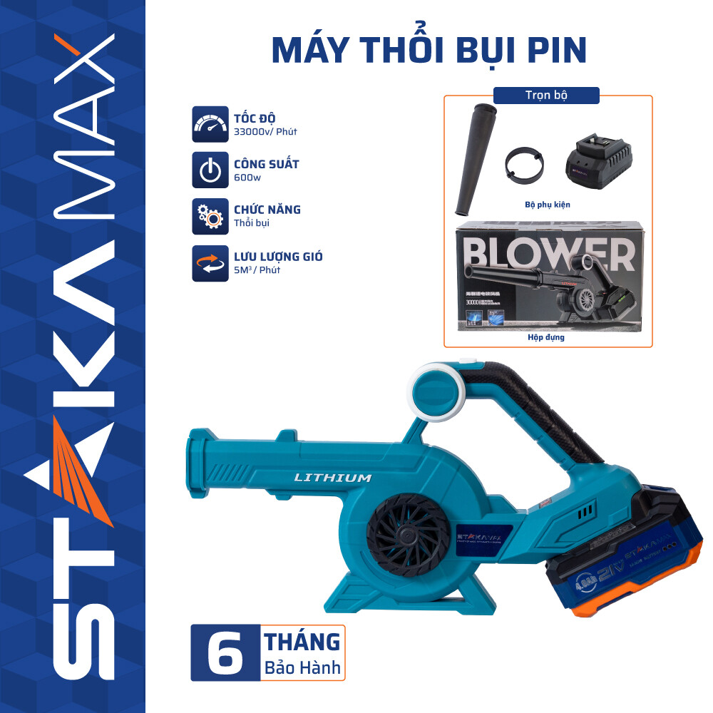 Máy thổi bụi pin STAKA MAX – Giá Tốt, Bảo Hành 6 Tháng