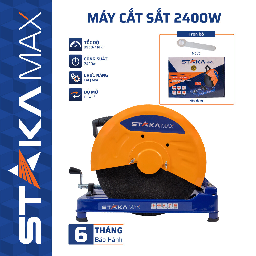 Máy Cắt Sắt 2400W STAKA (1C/H, 1C/T)-M1-Chính Hãng, Công Suất Lớn, Động Cơ Lõi Đồng
