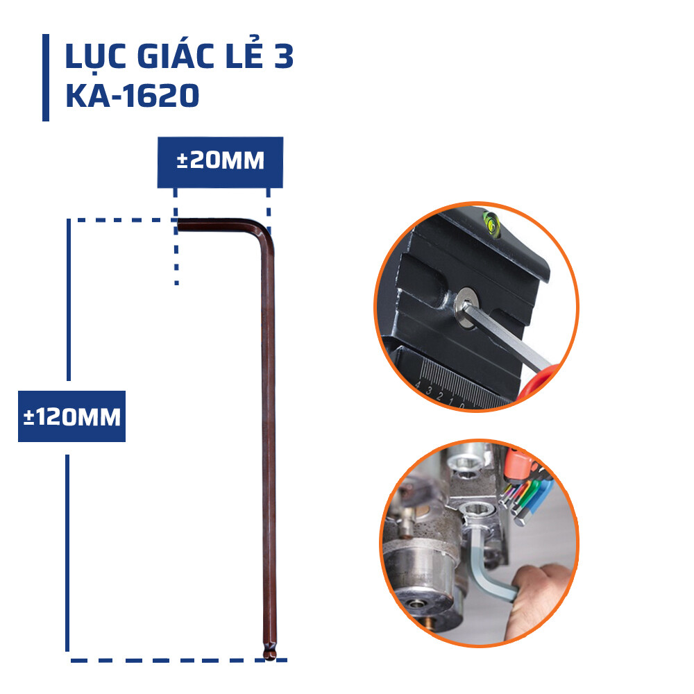 Thông số kỹ thuật chi tiết của lục giác lẻ 3 STAKAMAX