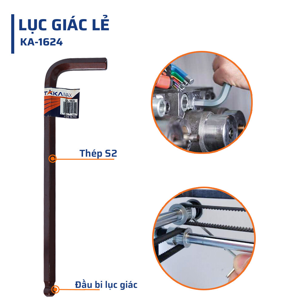 Cấu tạo và Chất liệu tạo nên sự khác biệt của lục giác lẻ 8 STAKAMAX