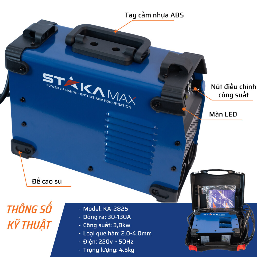 Thông số kỹ thuật chi tiết mở lọc dù 12 STAKAMAX