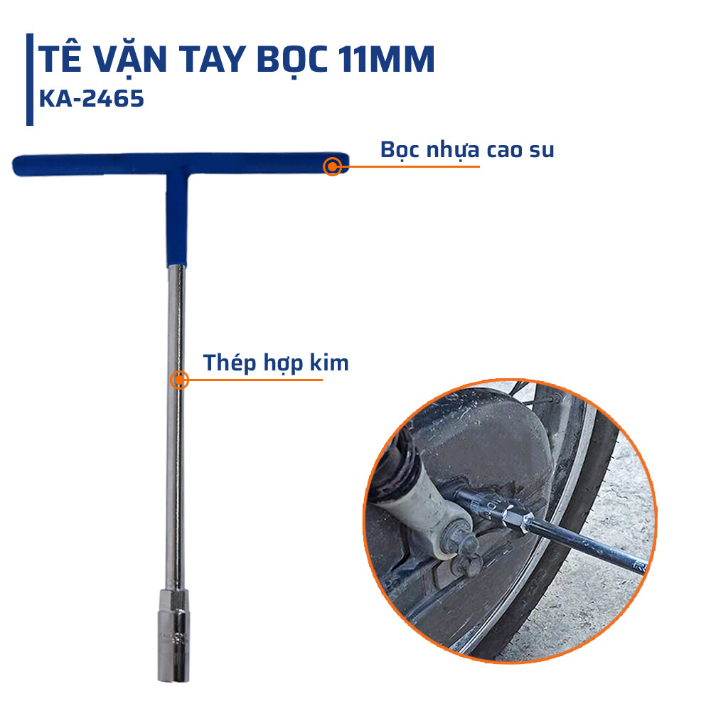 Thông số kỹ thuật tê vặn tay bọc 11mm STAKAMAX