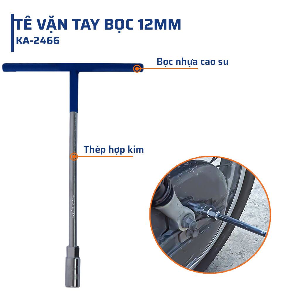 Thông số kỹ thuật chi tiết tê vặn tay bọc 12mm STAKAMAX