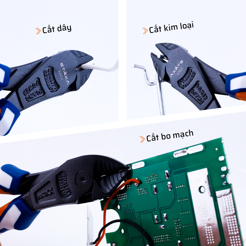 Công dụng thực tế đa năng của kìm cắt cao cấp đức 7" STAKAMAX