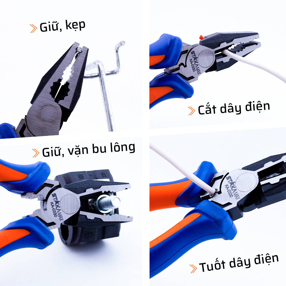 Công Dụng Thực Tế Của Kìm Điện Vỉ 7 STAKAMAX