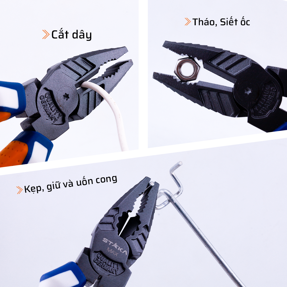 Công dụng của kìm điện cao cấp Đức 8 inch STAKAMAX