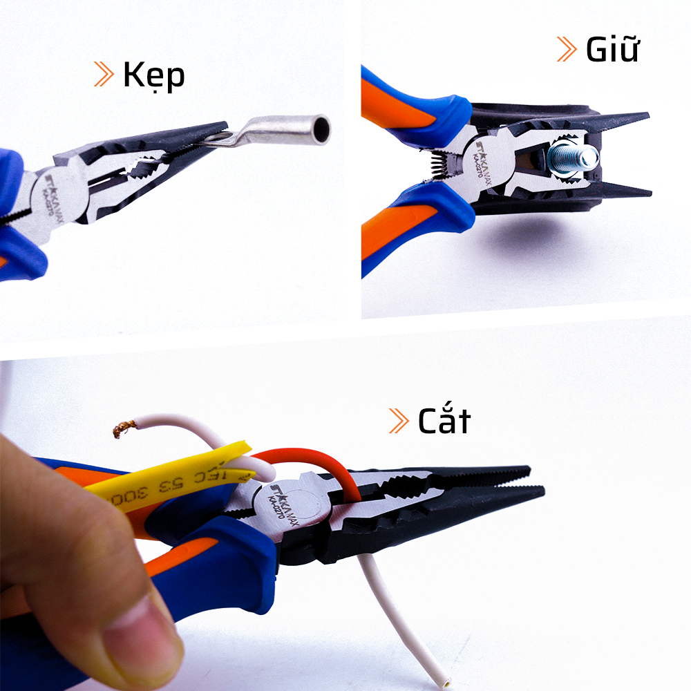 Công Dụng Thực Tế Của Kìm Nhọn Vỉ 6 STAKAMAX 