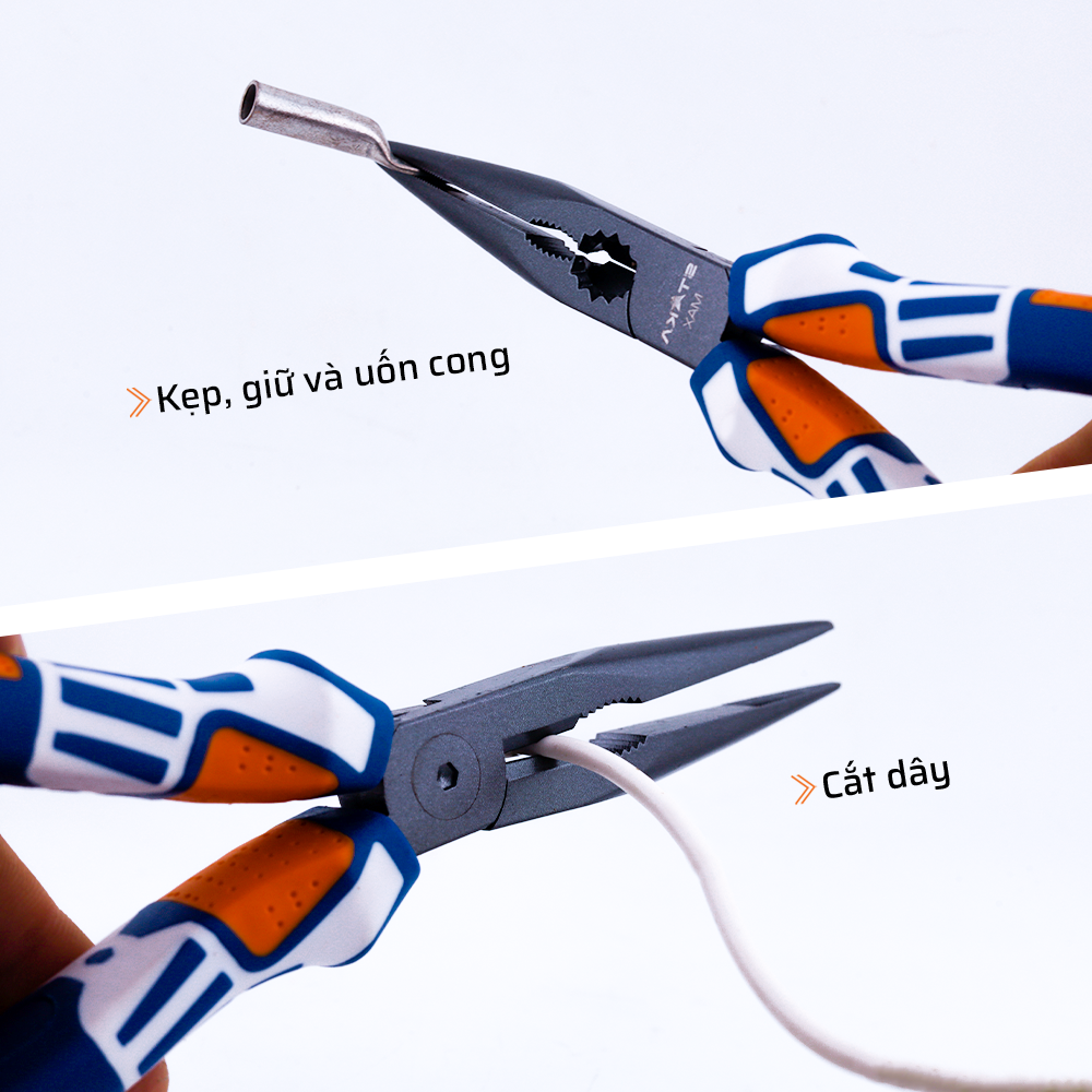 Ứng đa đa năng của kìm nhọn cao cấp đức 8 inch STAKA