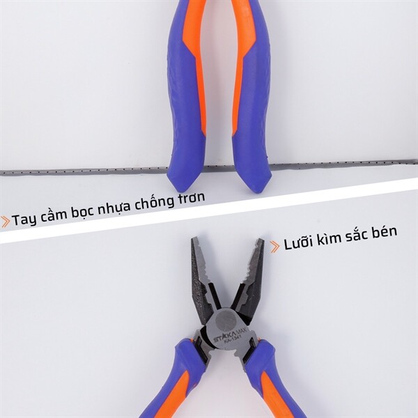 Ứng dụng thực tế của kìm điện vỉ 8 STAKAMAX