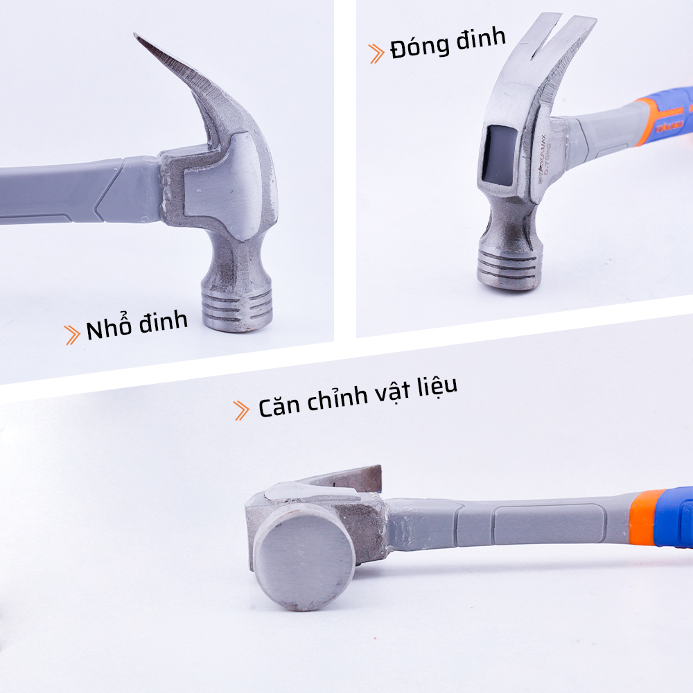 Chất Liệu Đặc Biệt Của Búa Nhổ Đinh 0.75 KG STAKAMAX