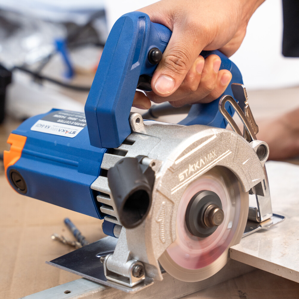 Ứng dụng thực tế của Máy Cắt Gạch 1450W/100mm STAKA 