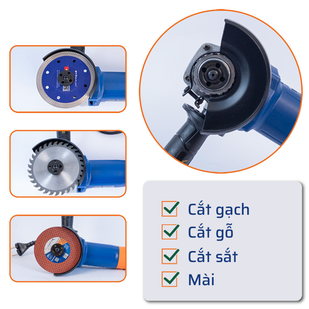 Công dụng thực tế của máy mài 1100W/100 STAKA
