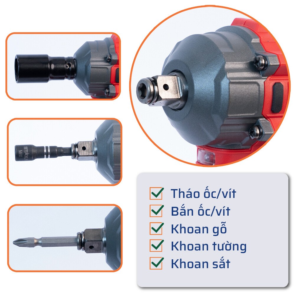 Công dụng thực tế của máy tháo ốc pin 350N.m Kalos Max