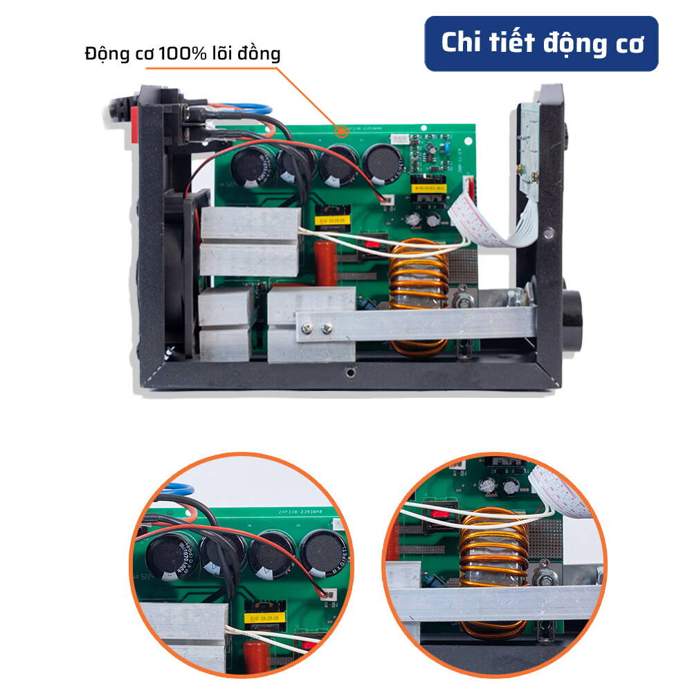 Cấu tạo bên trong ( động cơ) máy hàn ZX7 250 Kalos Max
