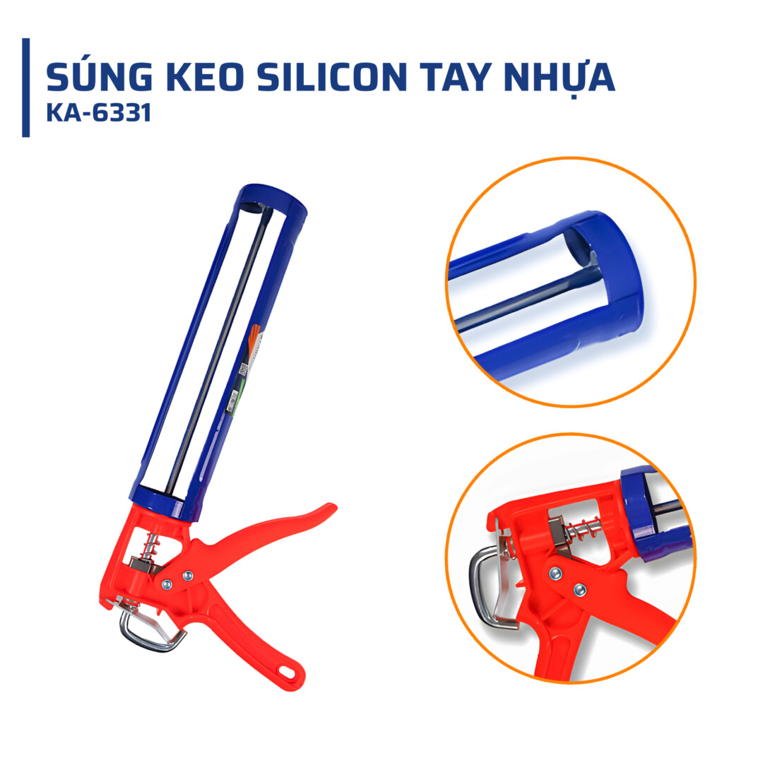 Cấu tạo đặc biệt của súng keo silicon tay nhựa STAKAMAX