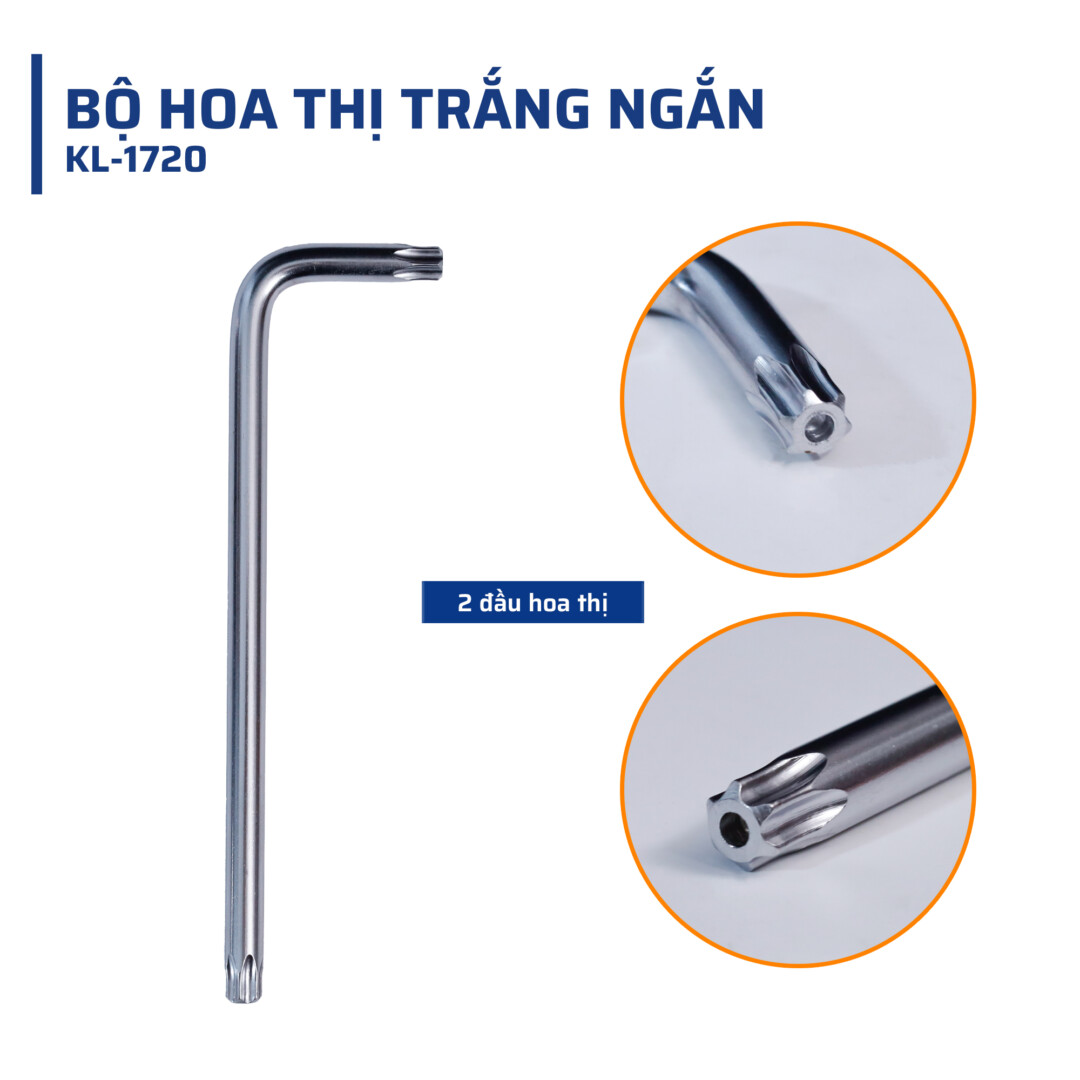 Cấu tạo và chất liệu bộ hoa thị ngắn trắng chuyên dụng kalosmax