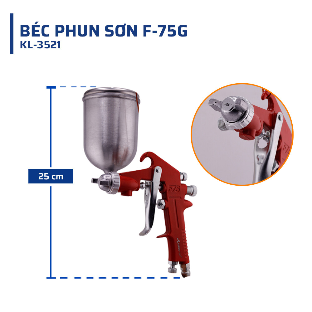 Thông số kỹ thuật chi tiết béc phun sơn F-75G kalosmax