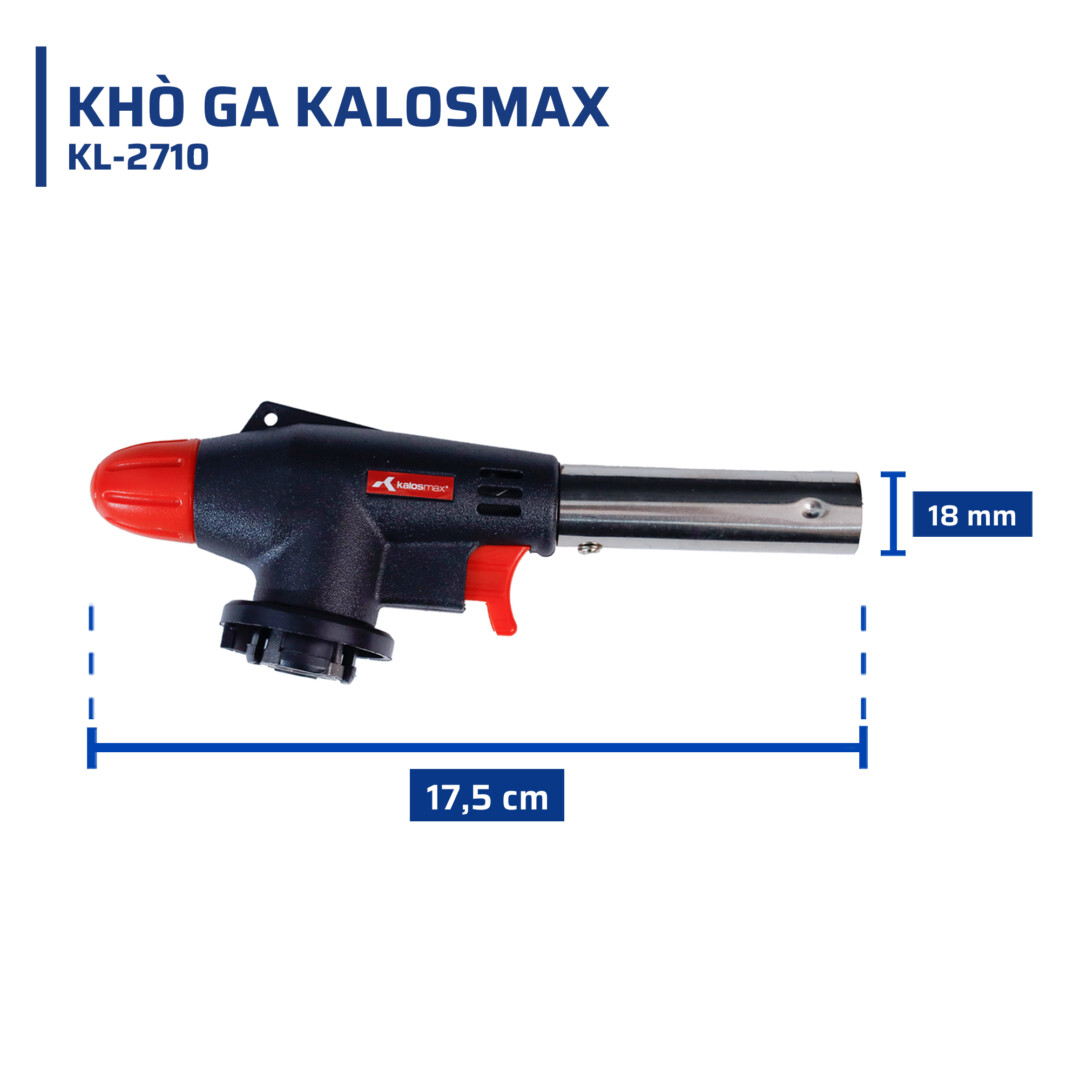Thông số kỹ thuật ấn tượng khò ga kalosmax