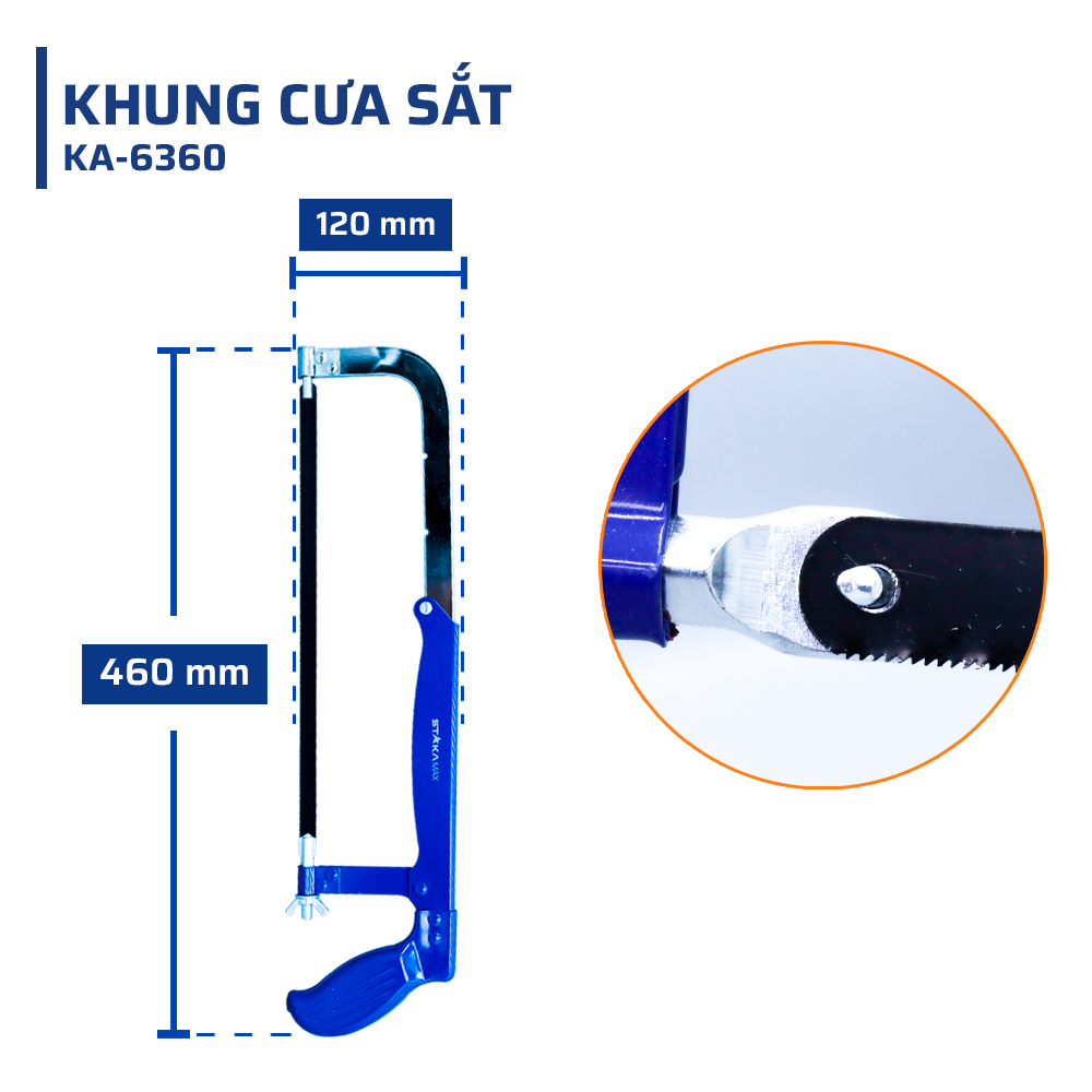 Thông số kỹ thuật ấn tượng của khung cưa sắt STAKAMAX