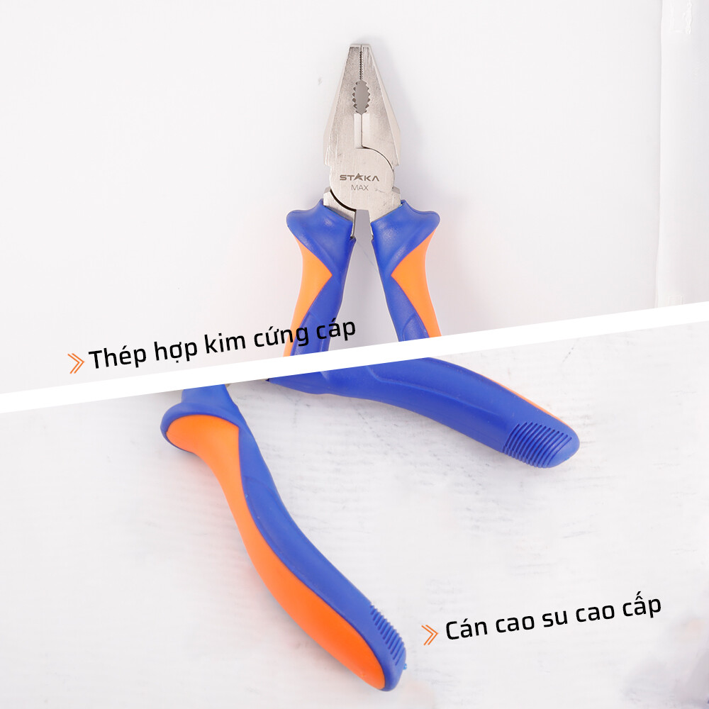 Chất Liệu Của Kìm Điện Mạ NIKEN 6'' STAKAMAX