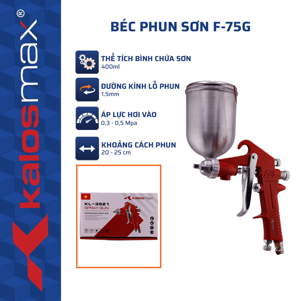 Béc phun sơn F-75G kalosmax (1C/H, 20C/T) NEW-N1