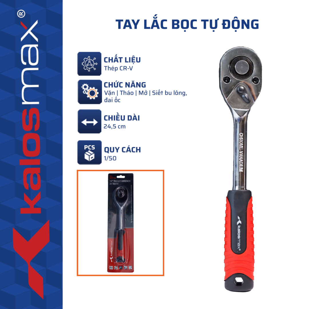 Tay lắc bọc tự động kalosmax (1C/H, 50C/T)-N3