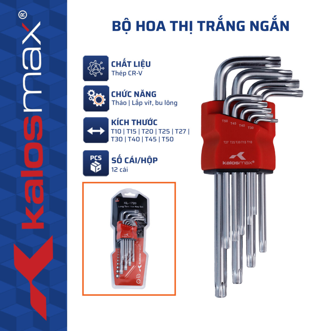 Bộ hoa thị trắng ngắn kalosmax (12C/H,72C/T) -N3