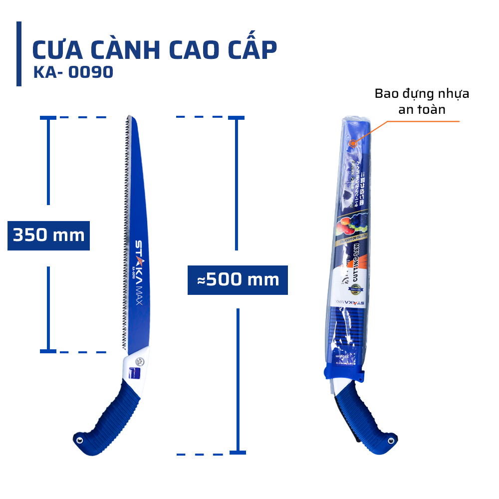 Thông số kỹ thuật ấn tượng của cưa cành cao cấp STAKAMAX
