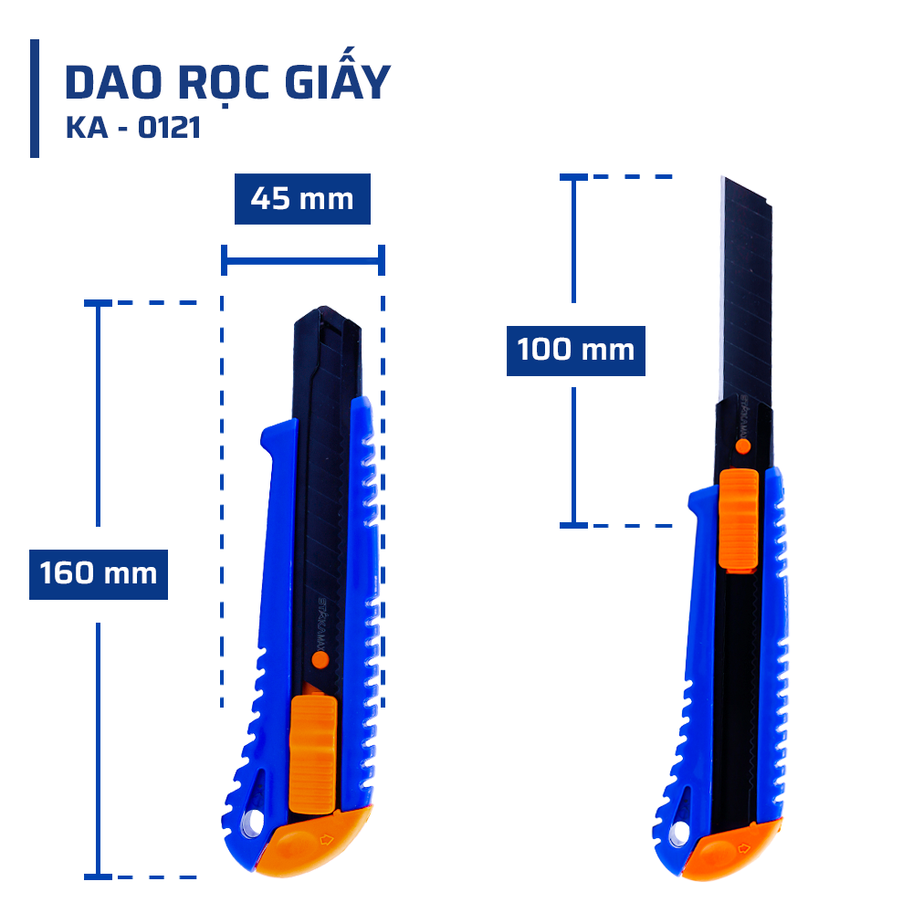 Thông số kỹ thuật chi tiết của dao rọc giấy STAKAMAX