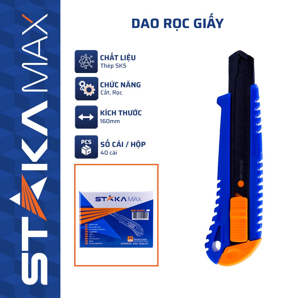Dao rọc giấy STAKAMAX (40C/H, 320C/T) (KA-8751) – N3