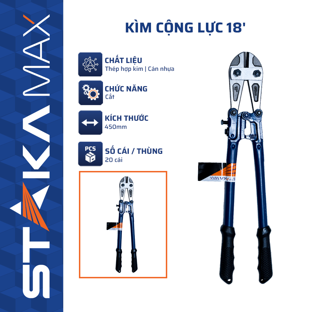 Kìm cộng lực 18” STAKAMAX (1C/H, 20C/T)-NEW-N1