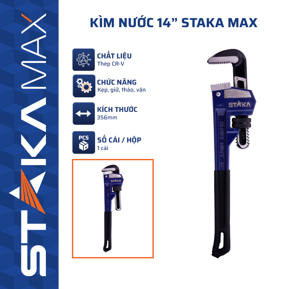 Kìm nước 14” STAKAMAX (1C/H, 24C/T)-N3