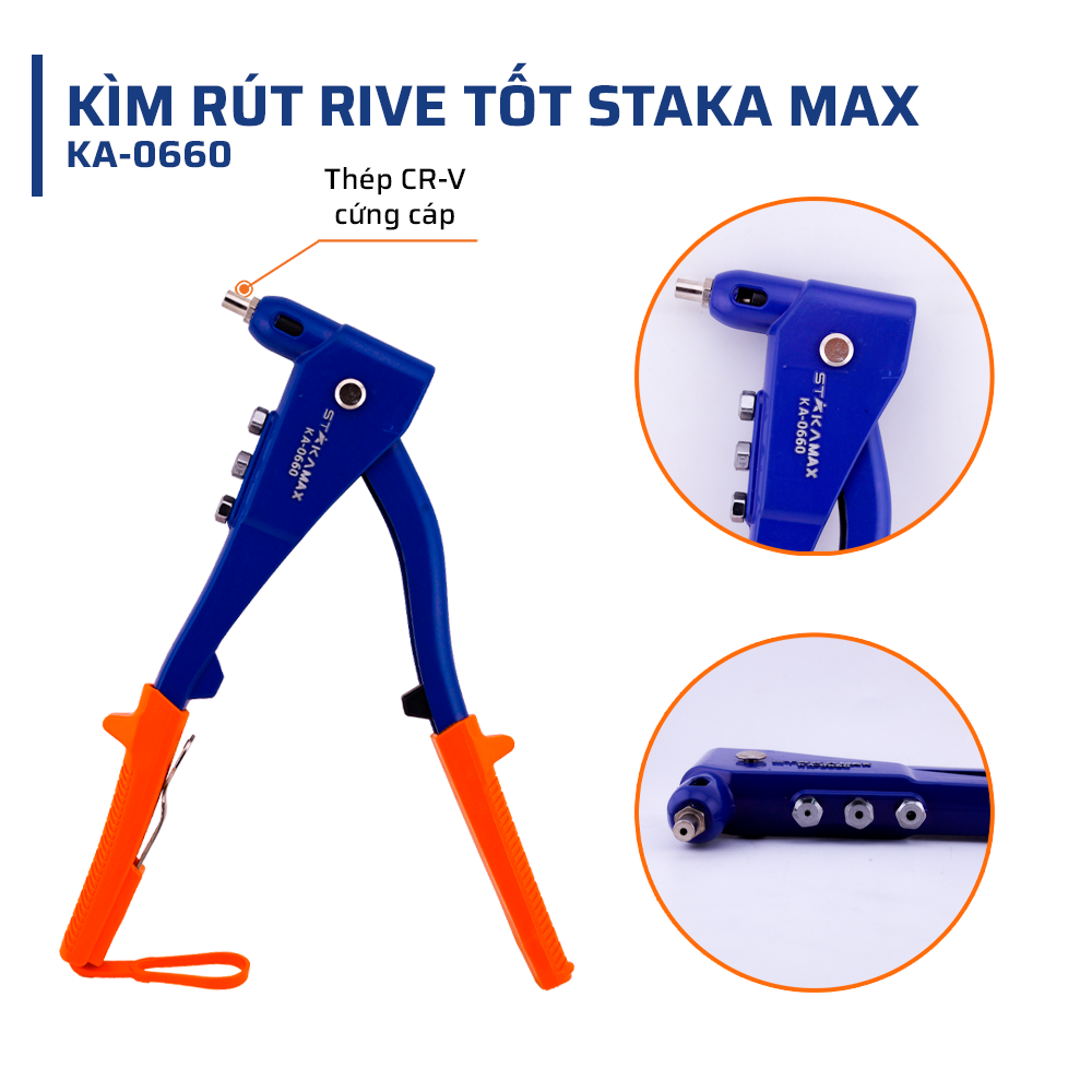 Cấu tạo đặc biệt của kìm rút river tốt STAKAMAX
