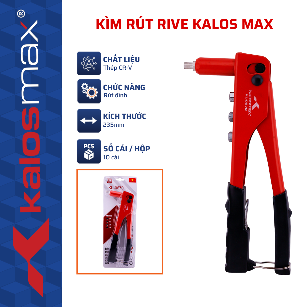 Kìm rút river kalosmax ( 10C/H, 40C/T) -N3