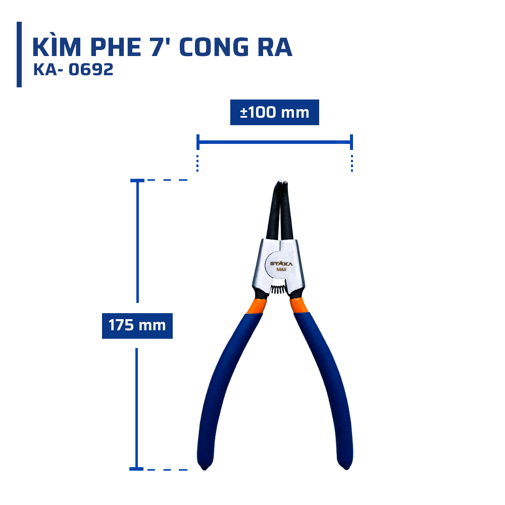 Thông Số Kỹ Thuật Chi Tiết Kìm Phe 7'' Cong Ra STAKAMAX