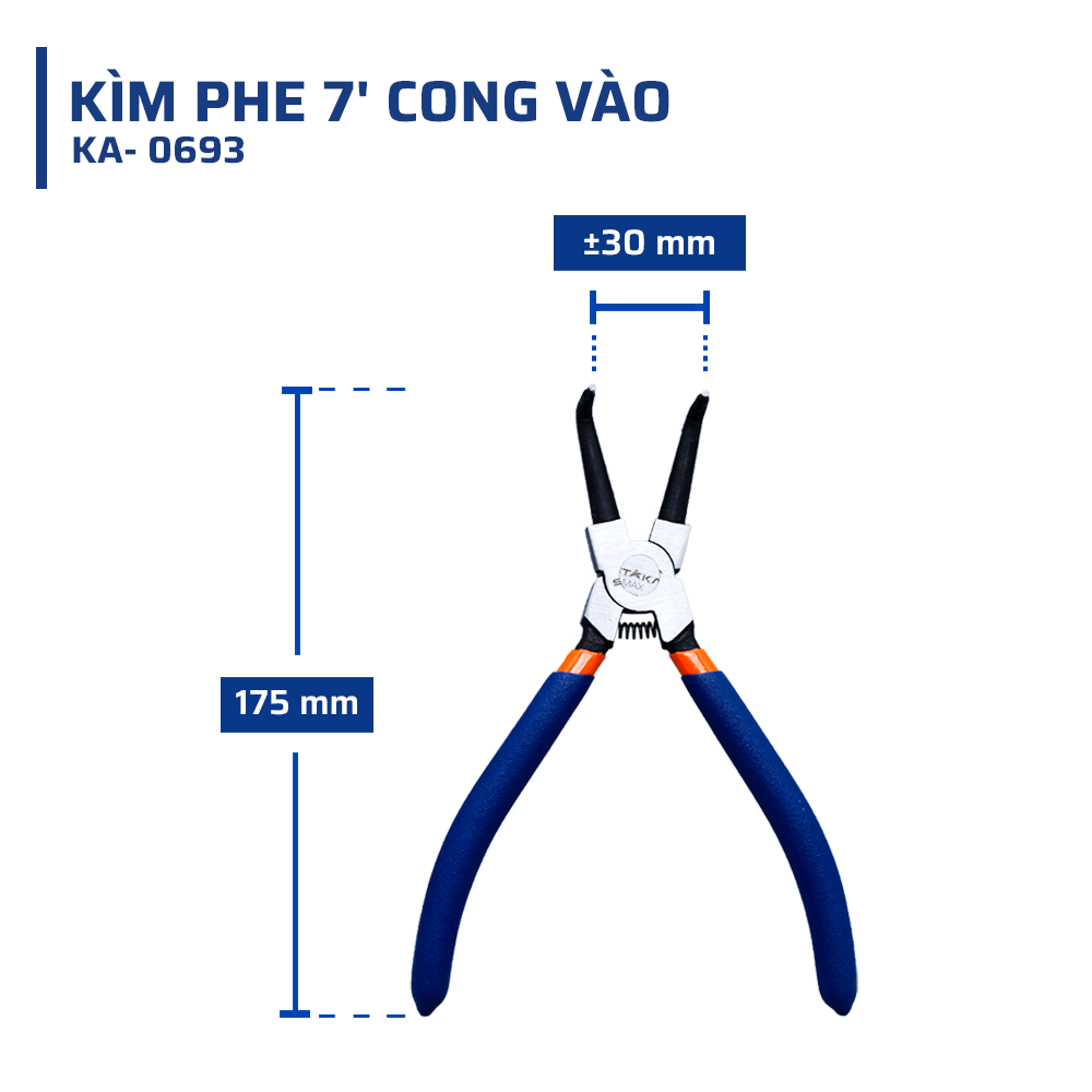 Thông Số Kỹ Thuật Chi Tiết Kìm Phe 7'' Cong Vào STAKAMAX