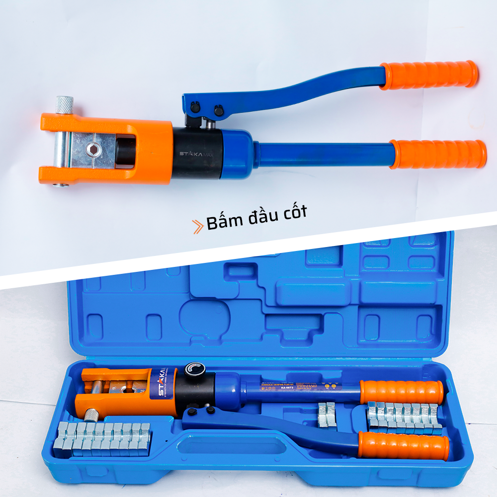 Cấu tạo chi tiết và chất liệu bền bỉ của kìm ép cốt thuỷ lực 300 STAKAMAX