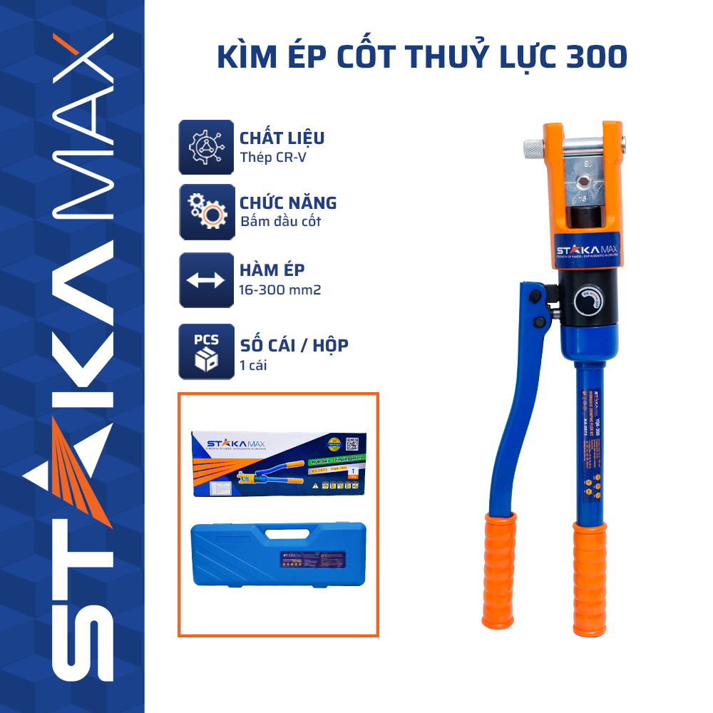 Kìm Ép Cốt Thuỷ Lực 300 STAKAMAX (1C/H, 4C/T) – N3