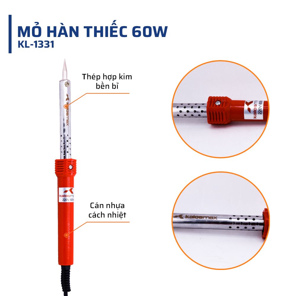 Thông Số Kỹ Thuật Mỏ Hàn Thiếc 60W Kalosmax